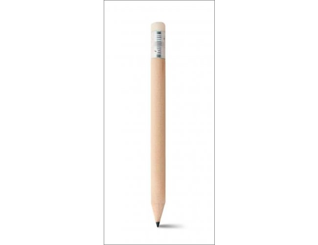Mini lápis Com borracha Grau de dureza HB  ø7 x 100 mm - Modelo INF 91759