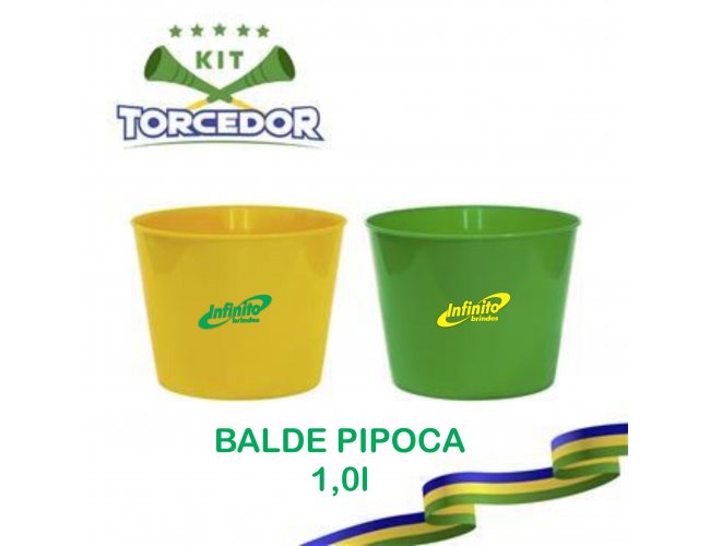 Balde de Pipoca 1litro Modelo INF 0003C