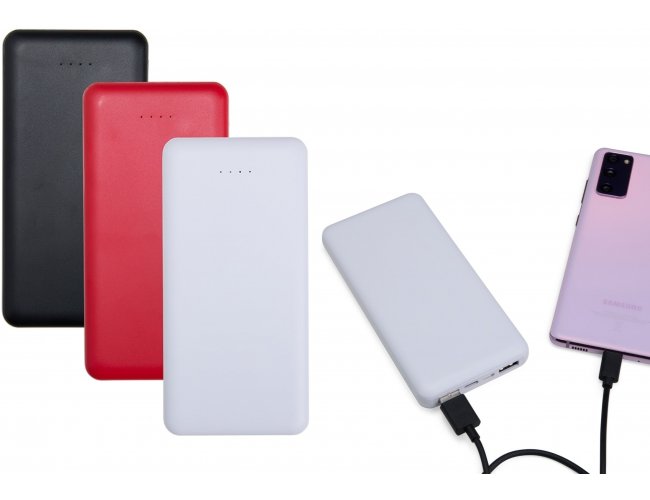 Power Bank 10.000mAh com Indicador LED Modelo INF 08188