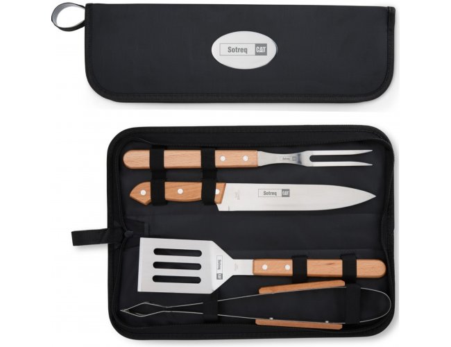 Kit Churrasco 4 Peças Modelo INF 08199