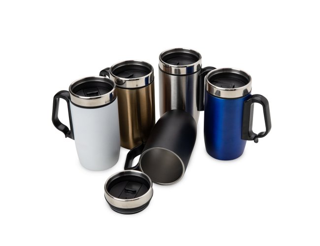 Caneca Inox Parede Dupla 250 ml Modelo INF 18623