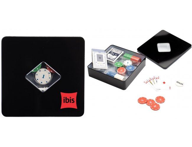 Kit Poker 100 Fichas Modelo INF 19054