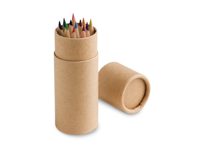 Caixa com 12 lápis de cor Modelo INF 51752