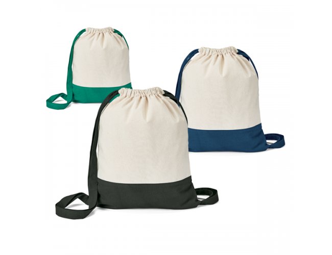 Sacola tipo mochila. 100% algodo canvas Modelo INF 92913