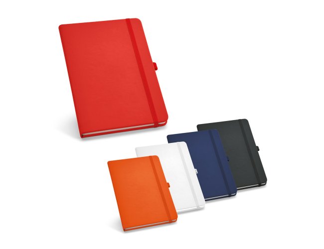 Caderno B6 com capa dura em couro sinttico Modelo INF 93723