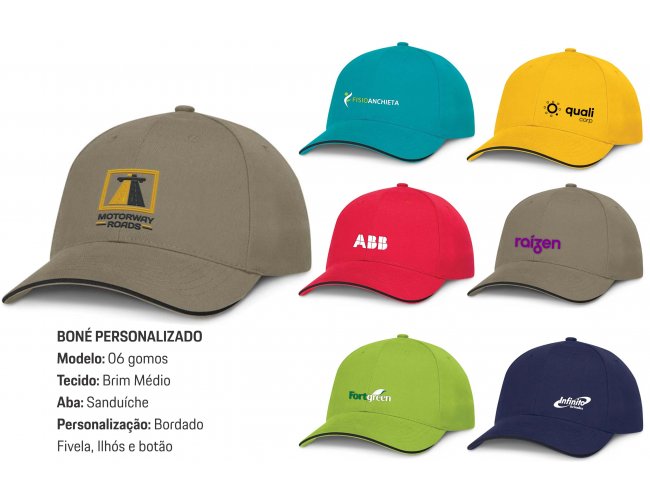 BON PERSONALIZADO EM BRIM - INF 1092