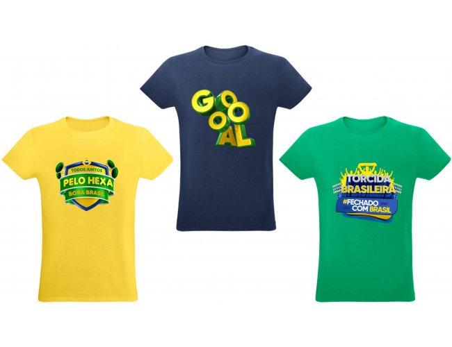 Camiseta unissex de corte regular Modelo INF 30508