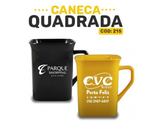 CANECA QUADRADA - MODELO INF 215