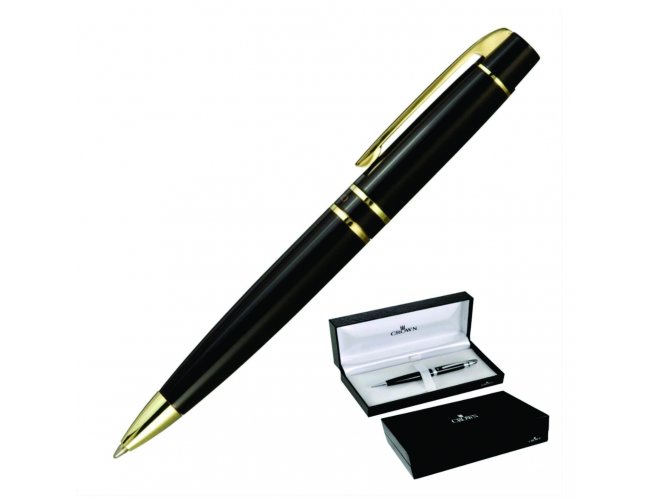 CANETA CROWN CHICAGO - Modelo INF 10095 com estojo