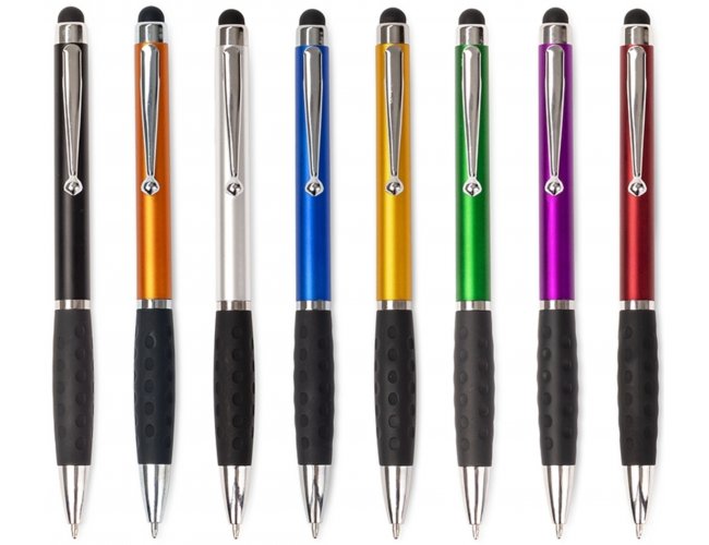 Caneta Pl�stica Touch Modelo INF 09122