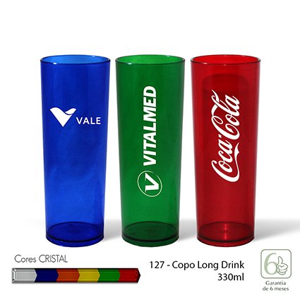 Copo Long Drink 330ml Cristal INF 127