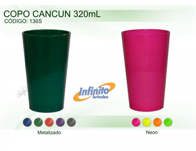 Copo Cancun Neon - Modelo INF 136S