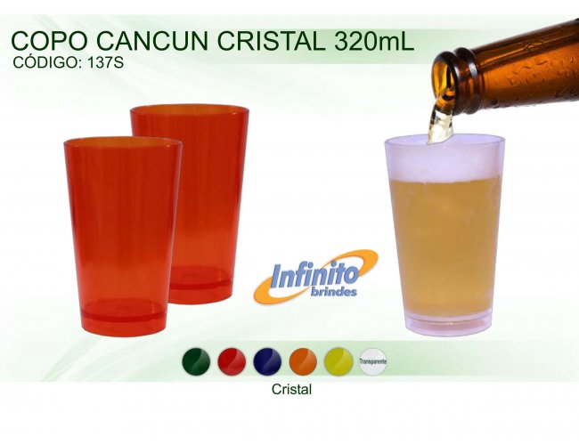Copo Cancun Cristal - Modelo INF 137S