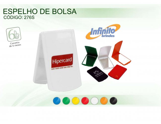 ESPELHO DE BOLSA BRANCO - INF 0276
