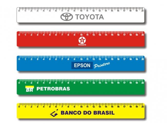 REGUA EM PVC (20cm) - INF 10300