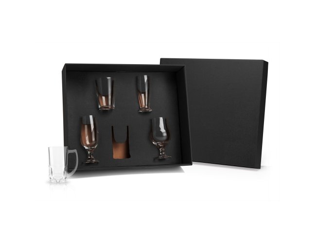 Jogo De Copos Para Cerveja Em Vidro - 5 Ps Modelo INF 90040