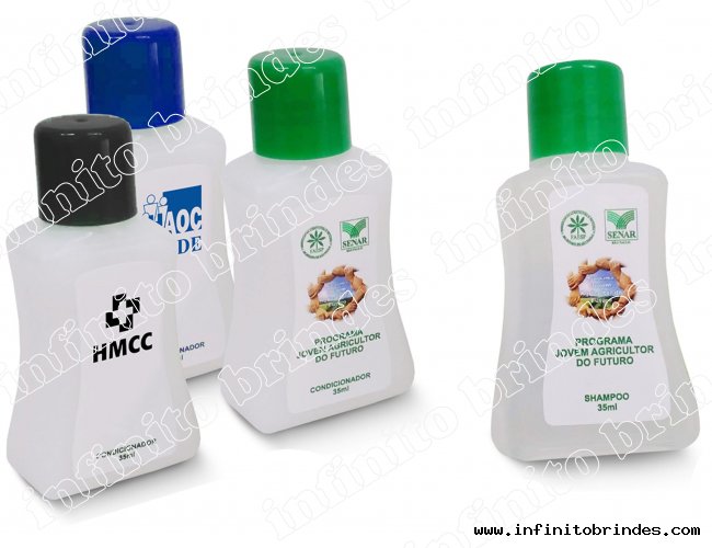 Amenities - Shampoo, Condicionador ou Sabonete Liquido Modelo INF 263
