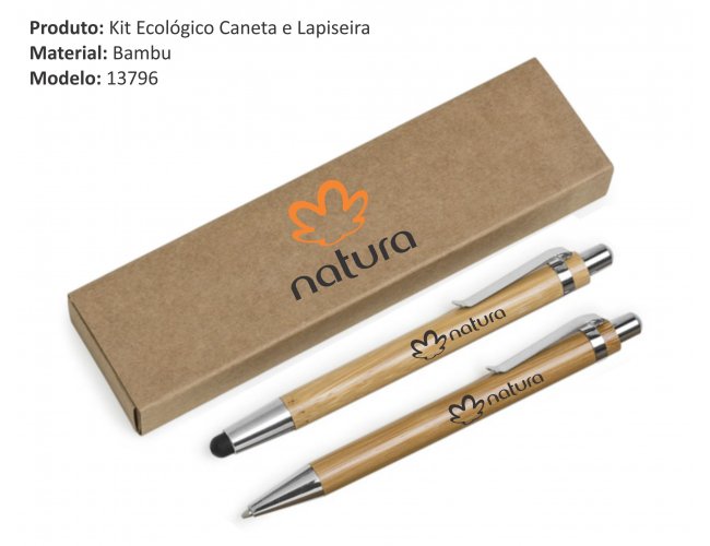 kit caneta e lapiseira - Touch - Modelo INF 13796