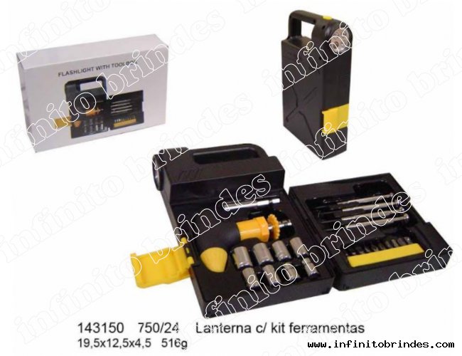 Kit Lanternas e ferramentas - Modelo INF 143150