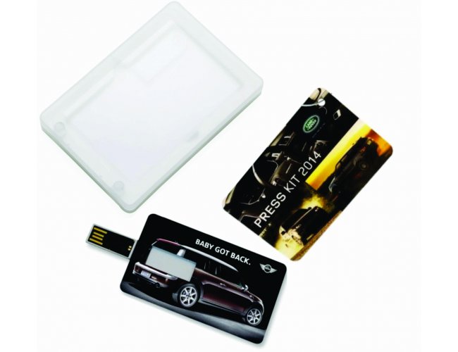 KIT PEN DRIVE CARD NA CAIXINHA DE PLSTICO - MODELO INF 10036