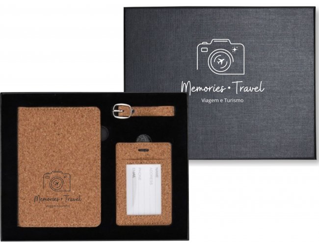 Kit Viagem 3 Peas Modelo INF 18042