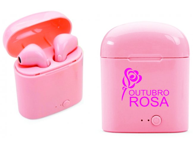 Fone de Ouvido Bluetooth com Case Carregador MOdelo INF 14199