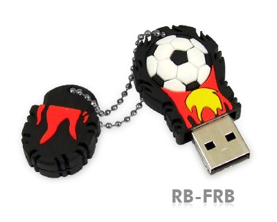 PEN DRIVE FORMATO BOLA DE FUTEBOL - INF 10096