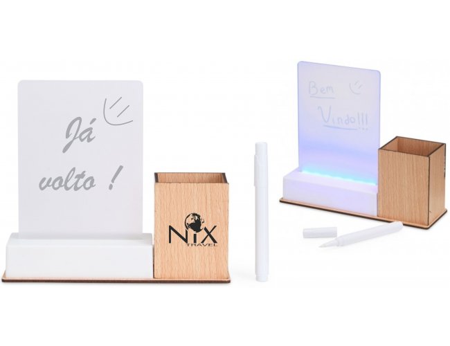 Quadro de Mensagens LED com Porta caneta Modelo INF 18931