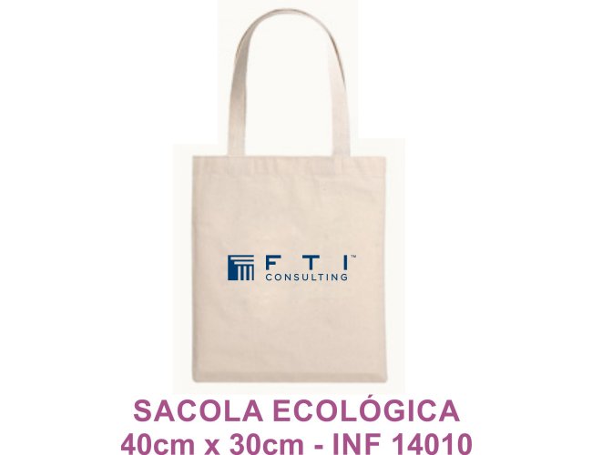 Sacola Ecolgica 40cm x 30cm Modelo INF 14010